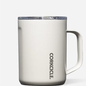 Corkcicle White Insulated Mug- Oatmilk